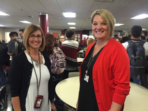 Wendy Bromley, assistant principal at North Central High School in Spokane, and Maryo Gustafson, dean of students