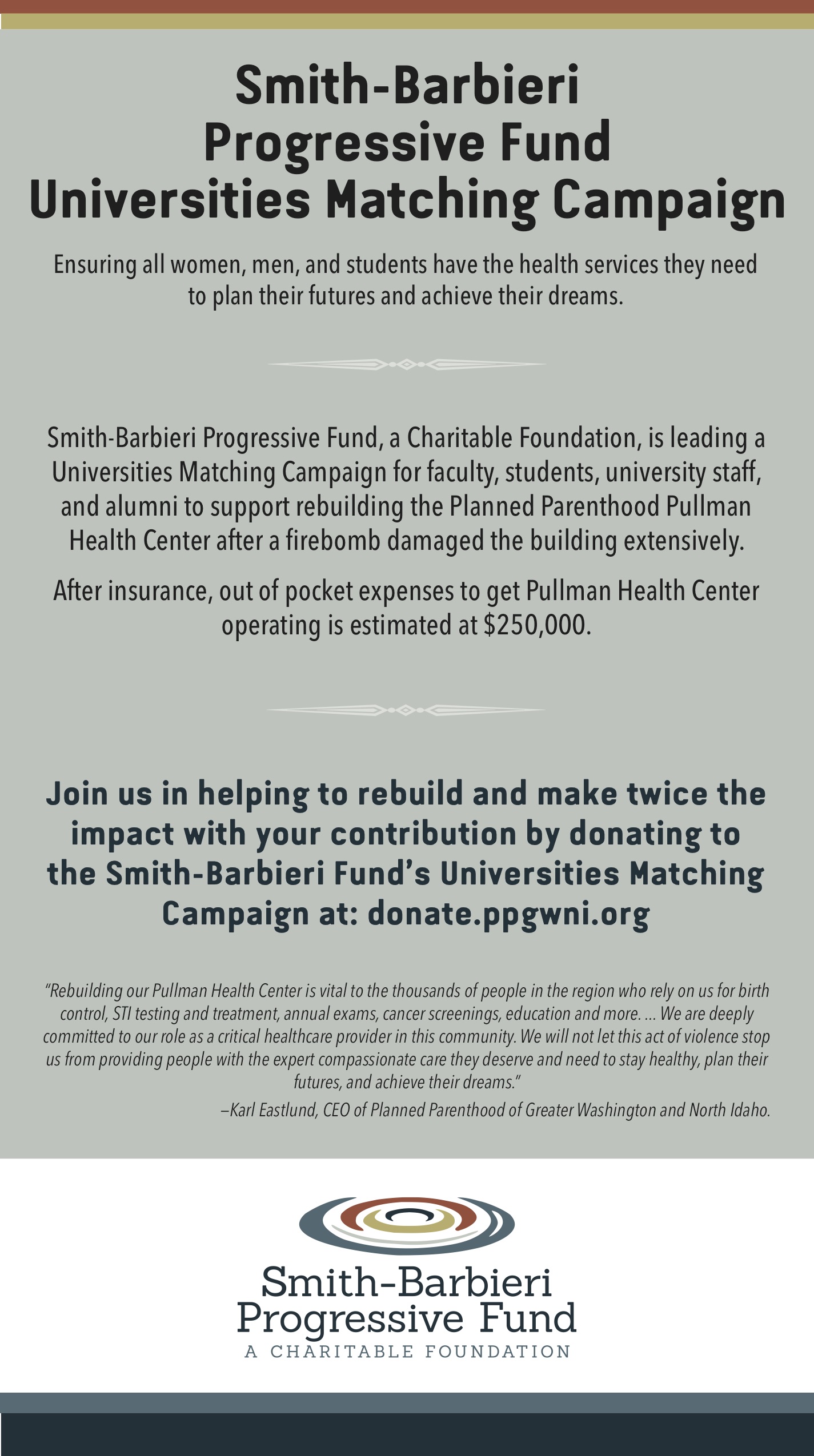 Universities Matching Flier